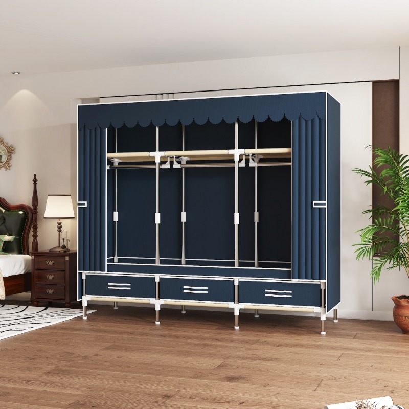 Placard en tissu de 65 pouces  - Wardrobe Closet Portable Fabric Cover avis et prix