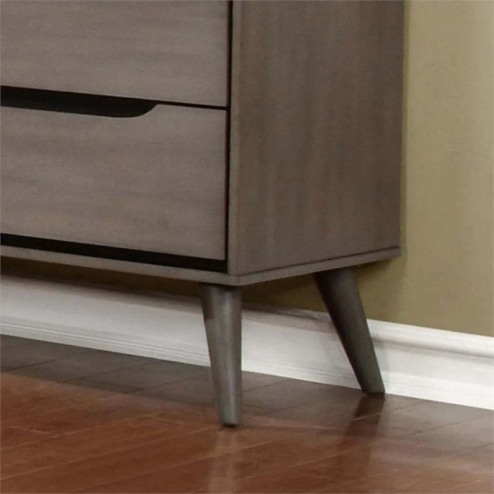 Pour table de chevet milieu du - Solid Wood Nightstand 2 Drawers avis et prix