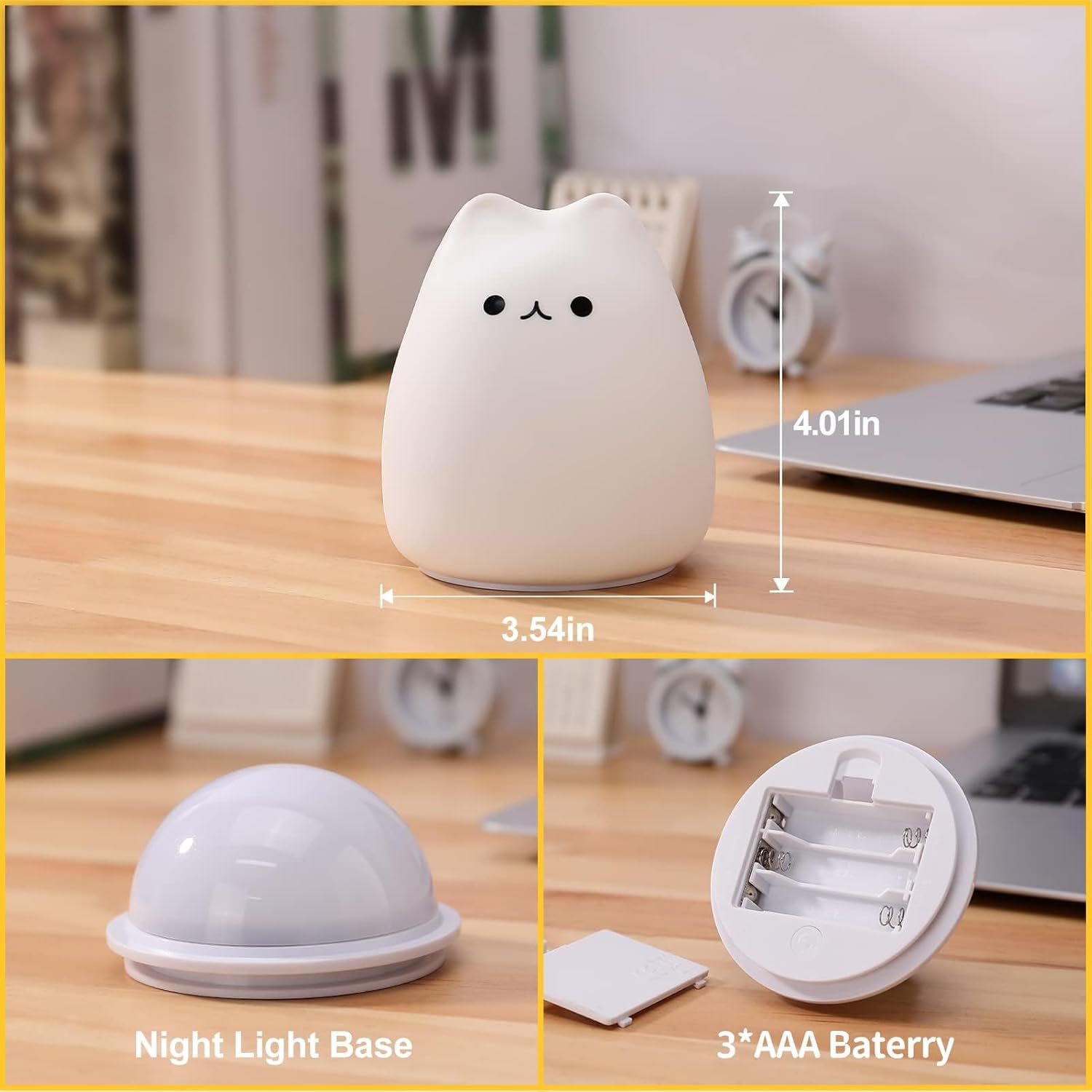 Veilleuse chat mignon RGB à ch - Floating Nightstand With Led Light avis et prix