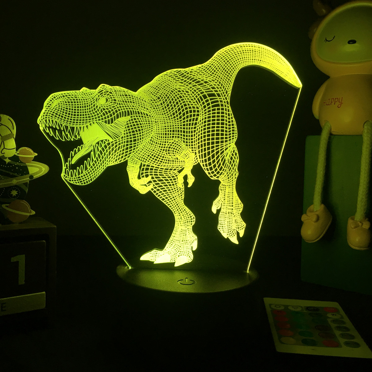 Veilleuse LED dinosaure 3D pou - Floating Nightstand With Led Light avis et prix