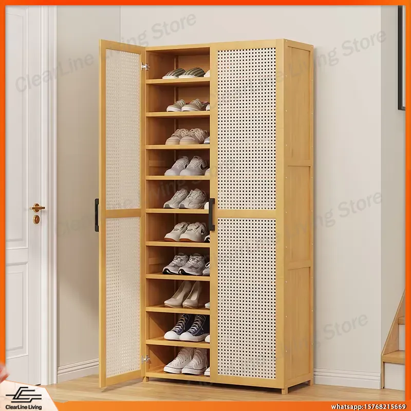 Meuble à chaussures moderne mu - Shoe Rack Cabinet Narrow Entryway avis et prix