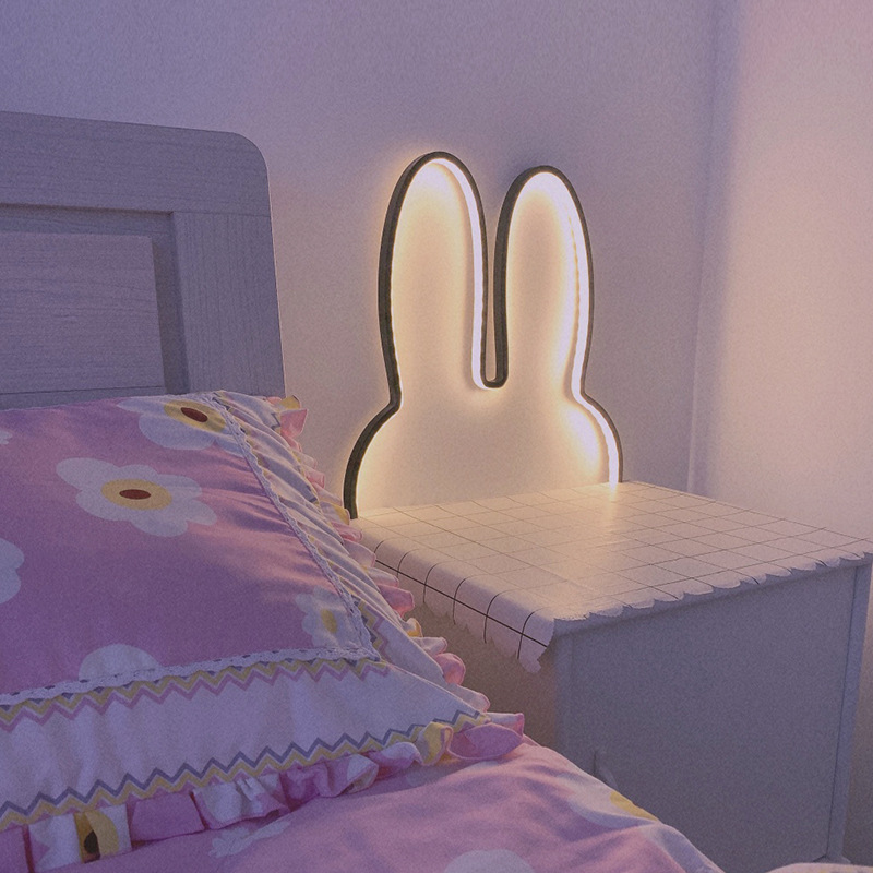 Mignon Led lapin appliques USB - Floating Nightstand With Led Light avis et prix
