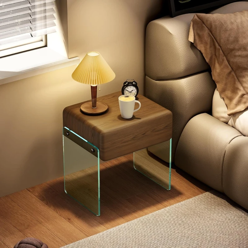 Table de chevet avec tiroir, p - Solid Wood Nightstand 2 Drawers avis et prix