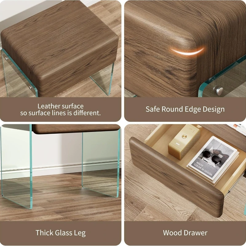 Table de chevet avec tiroir, p - Solid Wood Nightstand 2 Drawers avis et prix