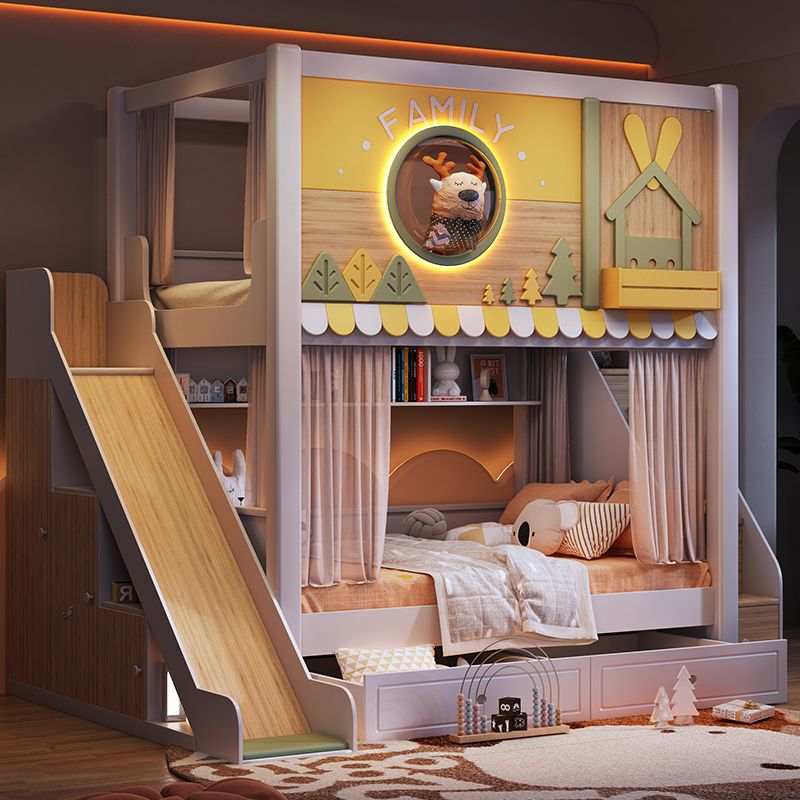 Lit superposé moderne sur le t - Bunk Bed With Stairs And Slide avis et prix