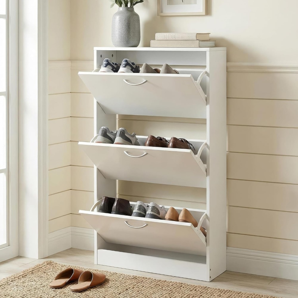 Meuble à chaussures étroit pou - Shoe Rack Cabinet Narrow Entryway avis et prix