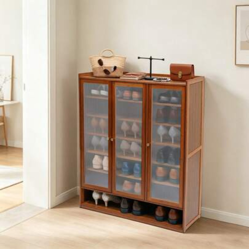 Meuble à chaussures 8 niveaux, - Shoe Rack Cabinet Narrow Entryway avis et prix