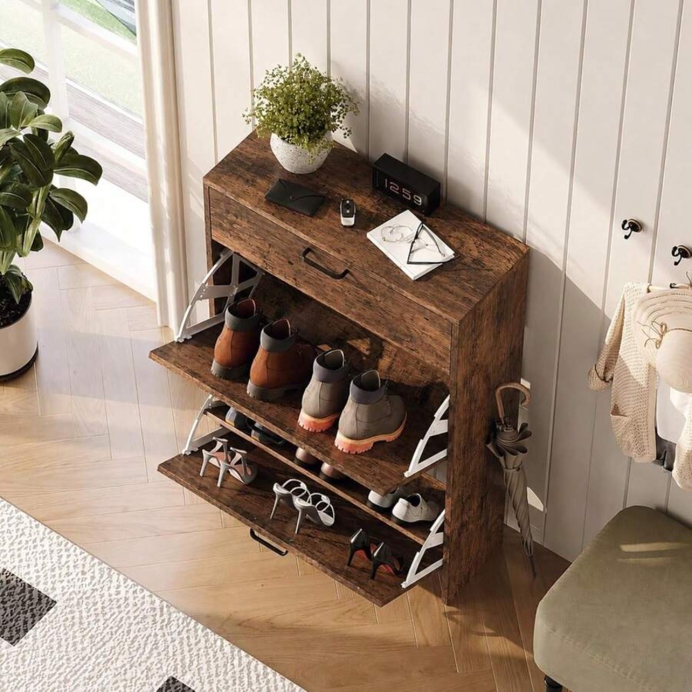 Meuble à chaussures étroit pou - Shoe Rack Cabinet Narrow Entryway avis et prix