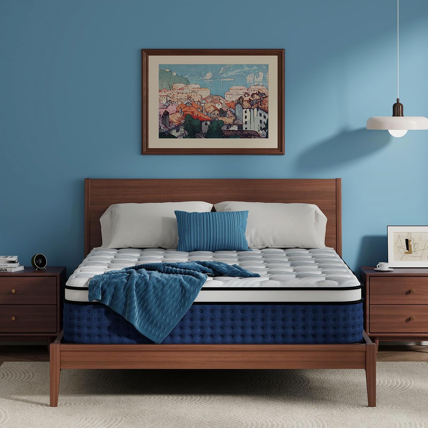 Matelas, matelas hybride Queen - Memory Foam Mattress In A Box Queen avis et prix