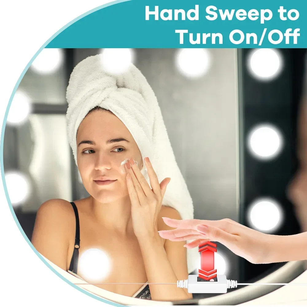 Lampes LED de Maquillage pour  - Dressing Table Vanity With Lighted Mirror avis et prix